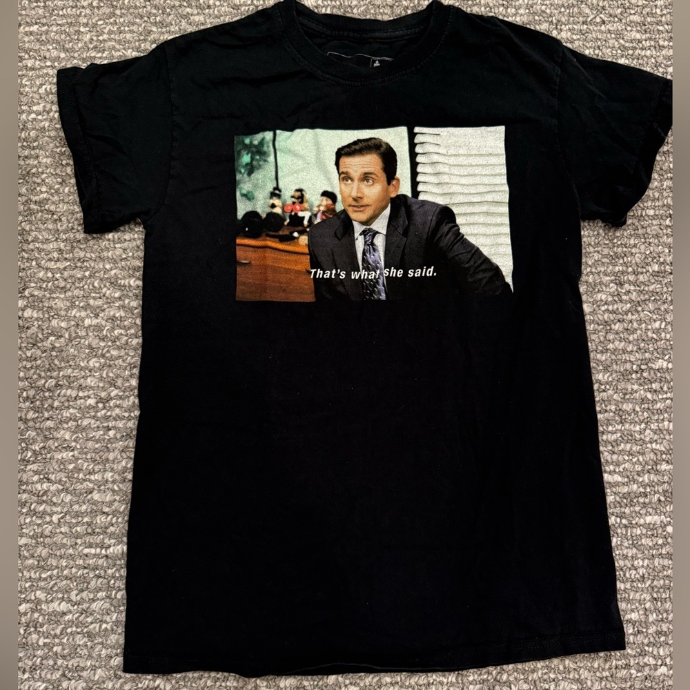 Ripple Junction Black Graphic Tee with Iconic Quote